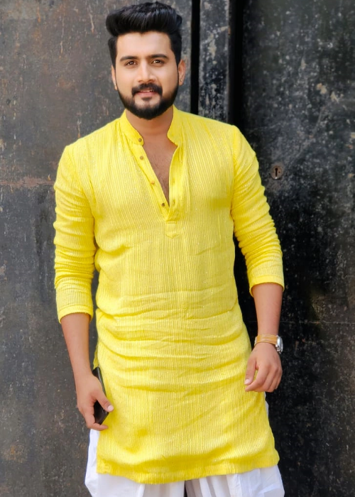 Nikhil in custom My Perfect Fit attire