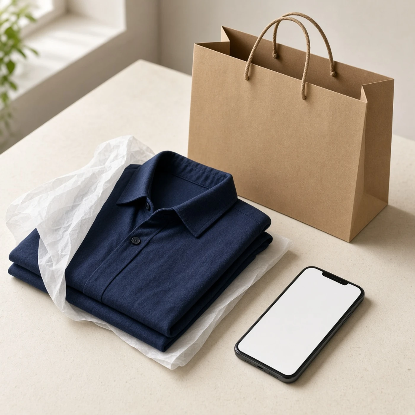 Completing a custom menswear order